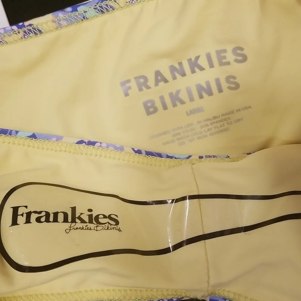 💕FRANKIE'S BIKINIS💕 Evangeline One Piece Swimsuit ~ Monarch Butterflies L NWT